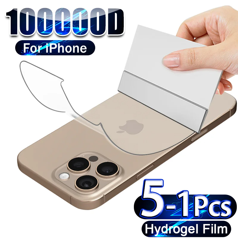 Hydrogel Screen Protector - 5-1Pcs Hydrogel Film For iPhone 16