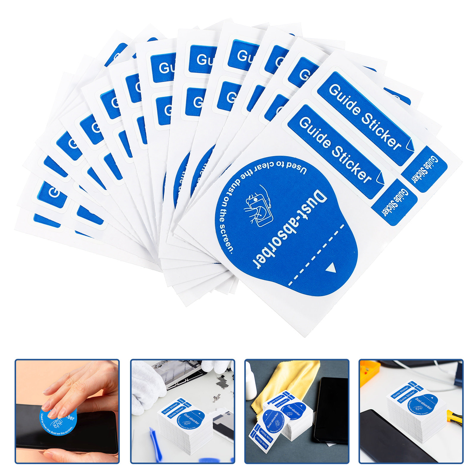 200pcs LCD Screen Dust Removal - Dust Removal Sticker avaliação e preço