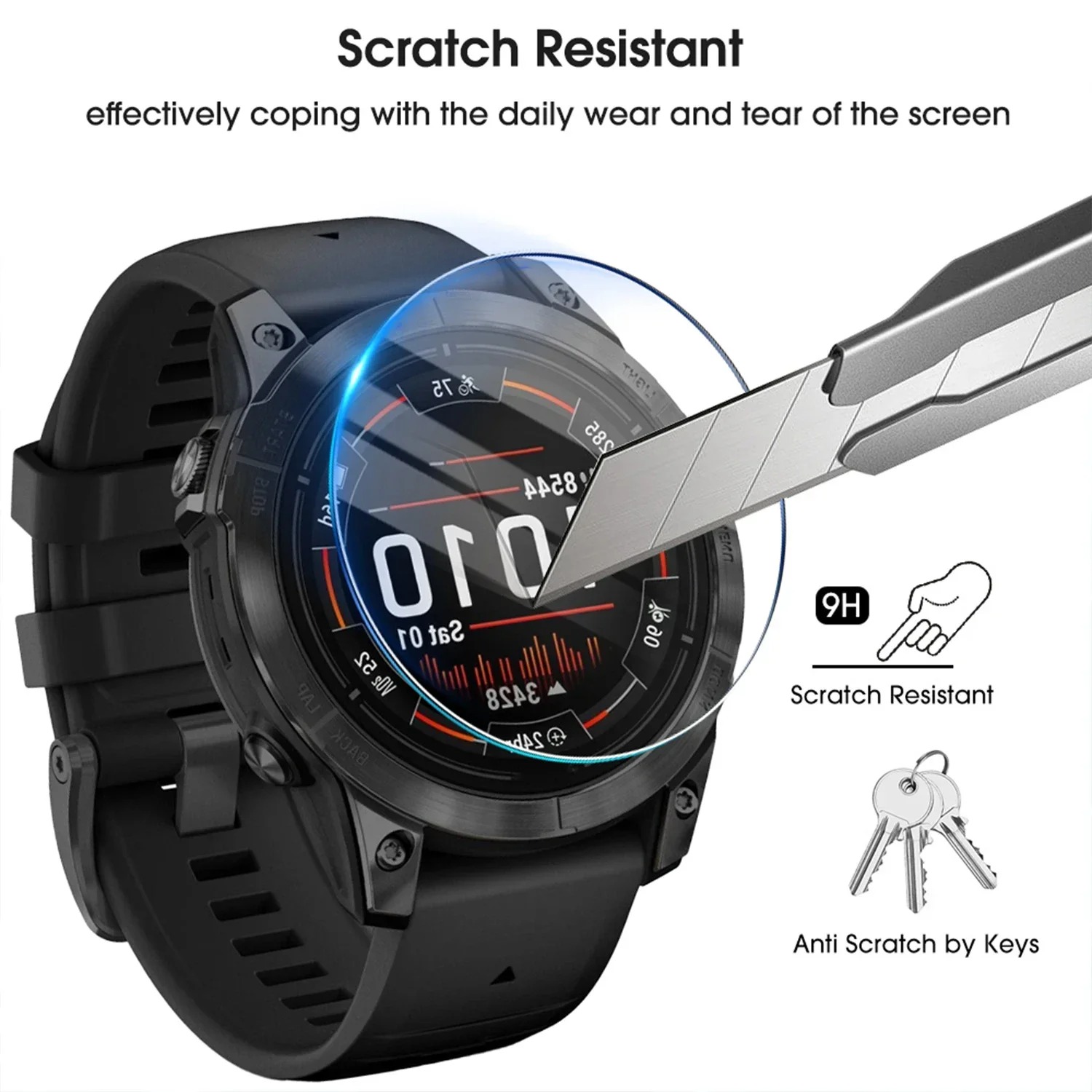 HD Tempered Glass For Garmin F - Screen Alignment Tool avaliação e preço