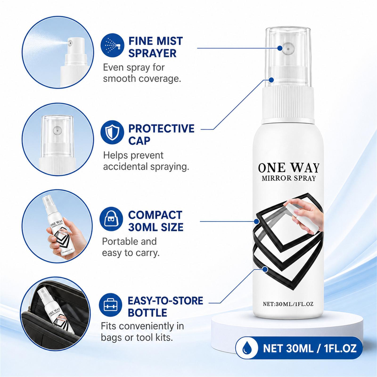 Reflective Window Spray 30ml Q - Privacy Screen Protector avaliação e preço