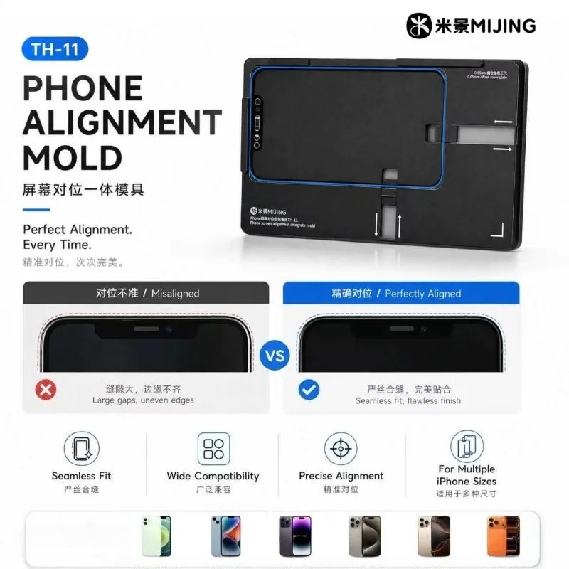 MIJING TH-11 3rd Gen Magnetic  - Screen Alignment Tool avaliação e preço