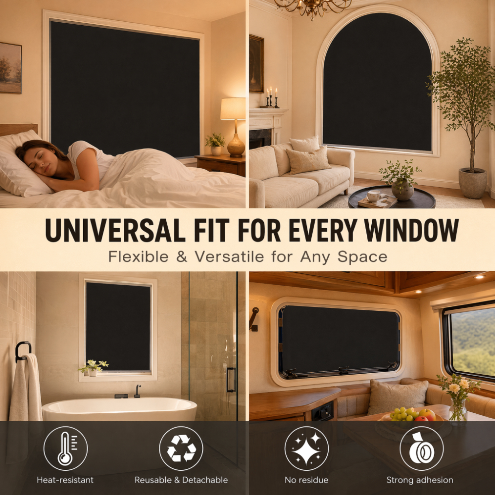 100% Blackout Curtain Darkest  - Privacy Screen Protector avaliação e preço