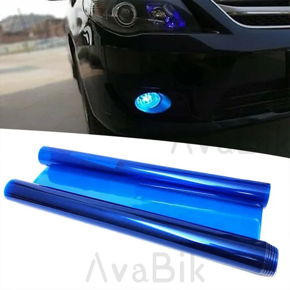 30CM Car Headlight Blue Tint F - Anti Blue Light Film avaliação e preço