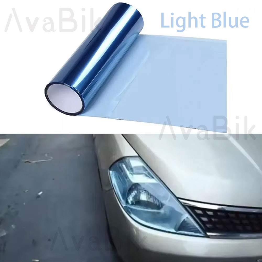 30CM Car Headlight Blue Tint F - Anti Blue Light Film avaliação e preço
