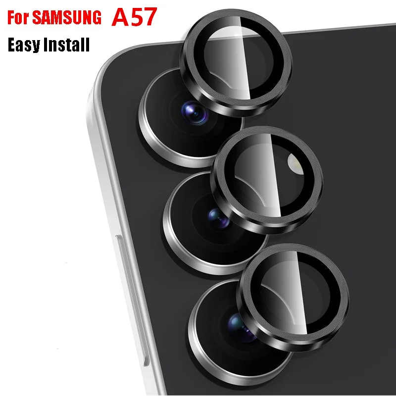 Metal Camera Lens Protector Fo - Tempered Glass Screen 9H avaliação e preço