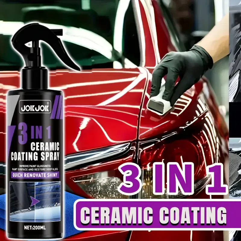 3 in 1 Car Ceramic Liquid Coat - Nano Liquid Coating avaliação e preço