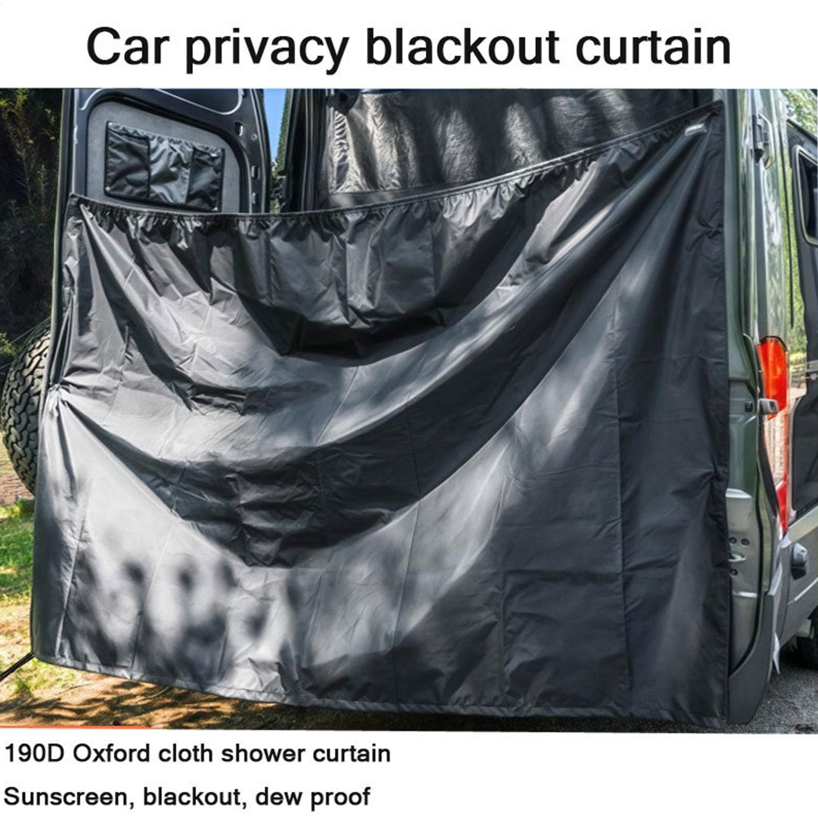 Black Large Car Privacy Drapes - Privacy Screen Protector avaliação e preço
