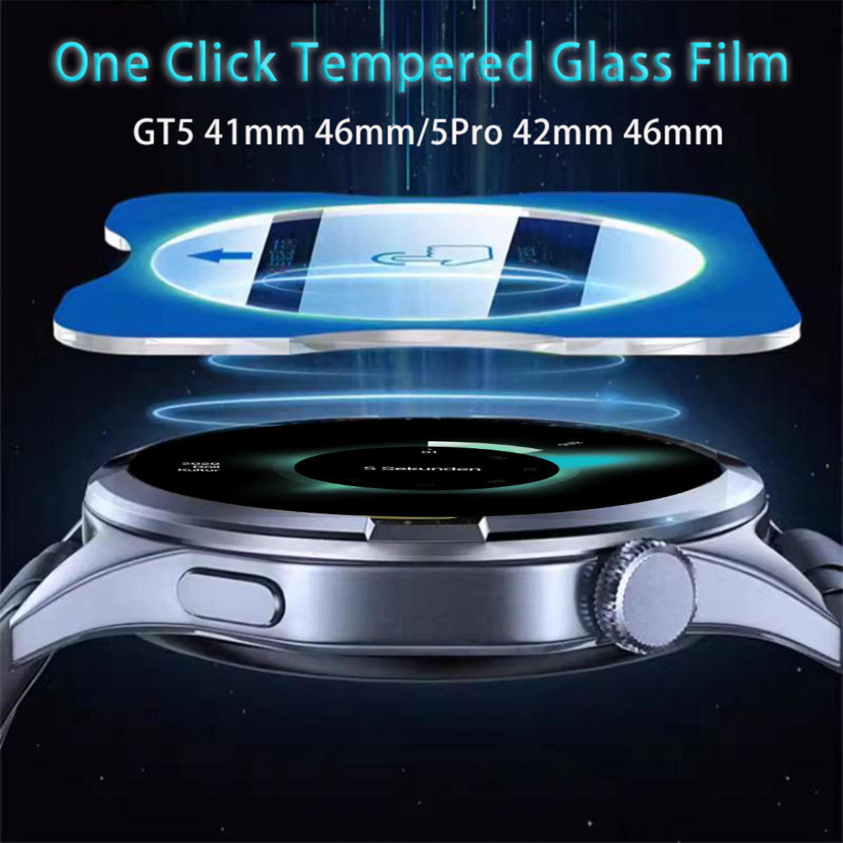 1-5PCS Tempered Glass For Huaw - Screen Alignment Tool avaliação e preço