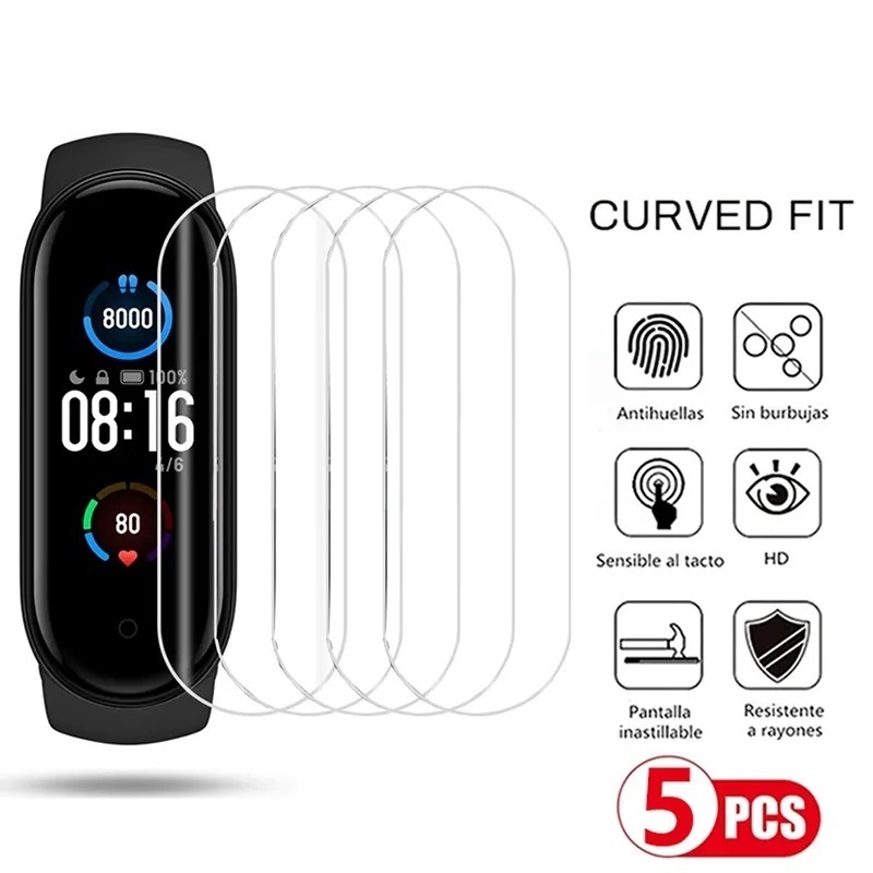 5Pcs Hydrogel Film for Xiaomi  - Smartwatch Screen Film avaliação e preço